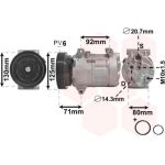 VAN WEZEL Kompressor, Klimaanlage 4300K103 VAN WEZEL Kompressor, Klimaanlage 4300K103