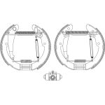 Satz Bremsbacken Vw Caddy 95-04 84052401 Satz Bremsbacken Vw Caddy 95-04 84052401