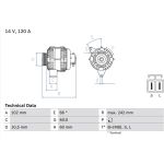 Lichtmaschine 0 986 049 550 Lichtmaschine 0 986 049 550