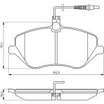 Bosch Bremsbelagsatz 0 986 494 484 Bosch Bremsbelagsatz 0 986 494 484