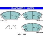 BREMSBELAGSATZ, SCHEIBENBREMSE 13.0470-5658.2 BREMSBELAGSATZ, SCHEIBENBREMSE 13.0470-5658.2