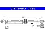 ATE Bremsschlauch 24.5176-0444.3 ATE Bremsschlauch 24.5176-0444.3