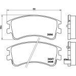 BREMBO Bremsklötze VA P 49 032 BREMBO Bremsklötze VA P 49 032