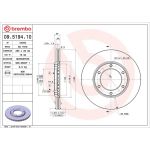 Brembo Bremsscheibe Vorderachse 09.5194.10 Brembo Bremsscheibe Vorderachse 09.5194.10