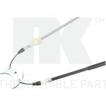 NK Handbremsseil 902577 - links rechts komplett