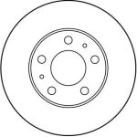 Bremsscheibe Fiat P. Ducato DF2721 Bremsscheibe Fiat P. Ducato DF2721
