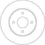 85 482 025 Bremsscheibe HA DF4240 85 482 025 Bremsscheibe HA DF4240