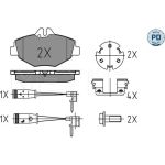 MEYLE Bremsbelagsatz Mercedes-Benz W211 02- 220Cdi-270Cdi 025 237 4320-1/PD MEYLE Bremsbelagsatz Mercedes-Benz W211 02- 220Cdi-270Cdi 025 237 4320-1/PD