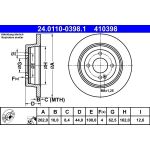 Bremsscheibe Hyundai T. Accent/I20 1.0-1.6 10 24.0110-0398.1 Bremsscheibe Hyundai T. Accent/I20 1.0-1.6 10 24.0110-0398.1