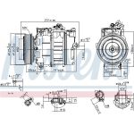Nissens Klimakompressor PKW 89487 Nissens Klimakompressor PKW 89487