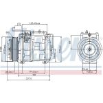 89132 Nissens Kompressor 89132 89132 Nissens Kompressor 89132