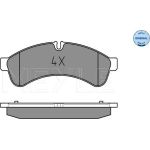MEYLE Bremsbelagsatz Iveco Daily 06-14 252923122