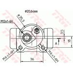 Radbremszylinder BWF170 Radbremszylinder BWF170