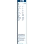 Bosch Wischerblatt 653S 3397118325 Bosch Wischerblatt 653S 3397118325