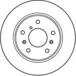 TRW Bremsscheibe DF2571 TRW Bremsscheibe DF2571