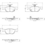BREMBO Bremsklötze HA P 49 064 BREMBO Bremsklötze HA P 49 064