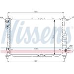 Nissens Wasserkühler PKW 61630 Nissens Wasserkühler PKW 61630