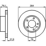Bosch Bremsscheibe Vorderachse 0 986 478 043 Bosch Bremsscheibe Vorderachse 0 986 478 043