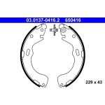 ATE Bremsbacken 03.0137-0416.2 ATE Bremsbacken 03.0137-0416.2