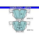 Bremsbelagsatz Bmw T. 5/6 2.0-3.0 03-10 Keramik 13.0470-7174.2 Bremsbelagsatz Bmw T. 5/6 2.0-3.0 03-10 Keramik 13.0470-7174.2
