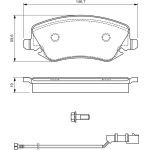 Bosch Bremsbelagsatz 0 986 424 679 Bosch Bremsbelagsatz 0 986 424 679
