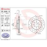 Bremsscheibe VA Xtra 09.5509.1X Bremsscheibe VA Xtra 09.5509.1X