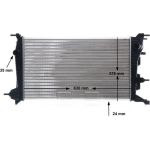 MAHLE Kühler, Motorkühlung CR 840 001S MAHLE Kühler, Motorkühlung CR 840 001S