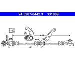 ATE Bremsschlauch 24.5287-0442.3 ATE Bremsschlauch 24.5287-0442.3