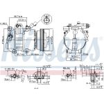 Nissens Klimakompressor PKW 890376