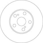 Bremsscheibe Toyota P. Avensis DF4416 Bremsscheibe Toyota P. Avensis DF4416
