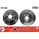Bremsscheibe Bmw T. X3 DF4388 Bremsscheibe Bmw T. X3 DF4388