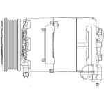 ACP 1366 000P MAHLE Klimakompressor 1366 000P, 12 V, 7VS16ic, R1234yf/R134a – u. a. für Ford Fiesta VI (CB1, CCN), VI Van, Focus III – OE Nummer 1718580 - l ACP 1366 000P MAHLE Klimakompressor 1366 000P, 12 V, 7VS16ic, R1234yf/R134a – u. a. für Ford Fiesta VI (CB1, CCN), VI Van, Focus III – OE Nummer 1718580 - l