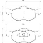Bosch Bremsbelagsatz 0 986 494 361 Bosch Bremsbelagsatz 0 986 494 361