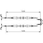 Handbremsseil 1987477869 Handbremsseil 1987477869