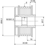 Generatorfreilauf 588010 Generatorfreilauf 588010