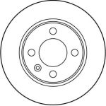 TRW Bremsscheibe Skoda P. Favorit DF1662 TRW Bremsscheibe Skoda P. Favorit DF1662