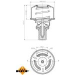 NRF Thermostat, Kühlmittel 725177 NRF Thermostat, Kühlmittel 725177