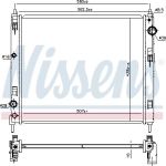 Nissens Wasserkühler PKW 606119 Nissens Wasserkühler PKW 606119