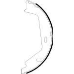 Handbremsbacken Volvo Xc90 91081300