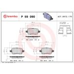 BREMBO Bremsklötze HA P 59 090 BREMBO Bremsklötze HA P 59 090
