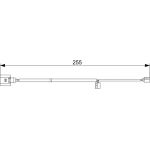 1987473013 Bosch Bremsbelagverschleißsensor 1987473013 1987473013 Bosch Bremsbelagverschleißsensor 1987473013