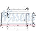 Nissens Wasserkühler PKW 606735 Nissens Wasserkühler PKW 606735