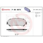 BREMBO Bremsklötze VA P 68 067X BREMBO Bremsklötze VA P 68 067X