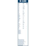 Bosch Wischerblatt N100 3397018199 Bosch Wischerblatt N100 3397018199