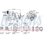 NISSENS Turbolader 93154 NISSENS Turbolader 93154