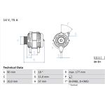 Bosch Lichtmaschine 0 986 049 131 Bosch Lichtmaschine 0 986 049 131
