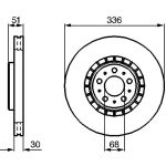 Bremsscheibe VA 0 986 479 202 Bremsscheibe VA 0 986 479 202