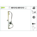 Valeo Fensterheber 851313 Valeo Fensterheber 851313