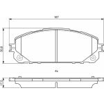 Bremsbelag 0 986 495 404 Bremsbelag 0 986 495 404