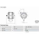 Bosch Lichtmaschine 0 986 044 651 Bosch Lichtmaschine 0 986 044 651